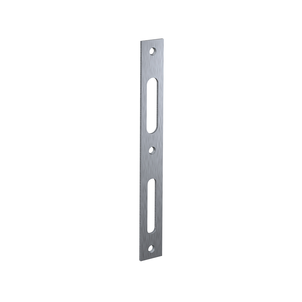 Basi Flachschliessblech - FLB 946 - Edelstahl - käntig - 215x24x3 mm - Rechts/Links verwendbar