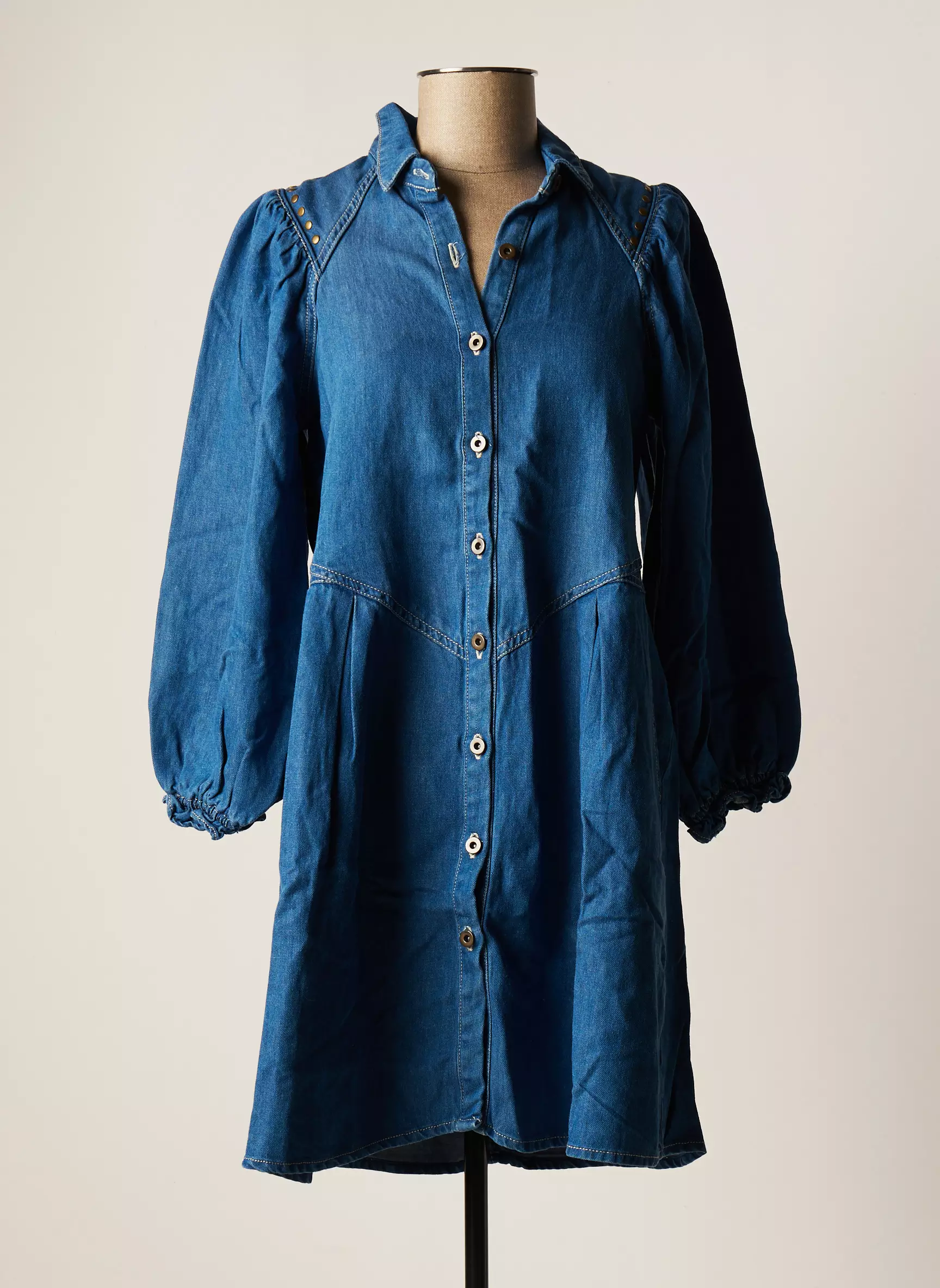 Louizon Robes Courtes Femme couleur bleu