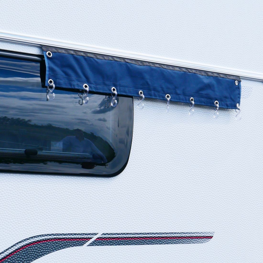 yourGEAR Vorzelt yourGEAR Caravan Organizer Hook Hakenleiste Wohnwagen 100cm 8 Haken, Personen: 0