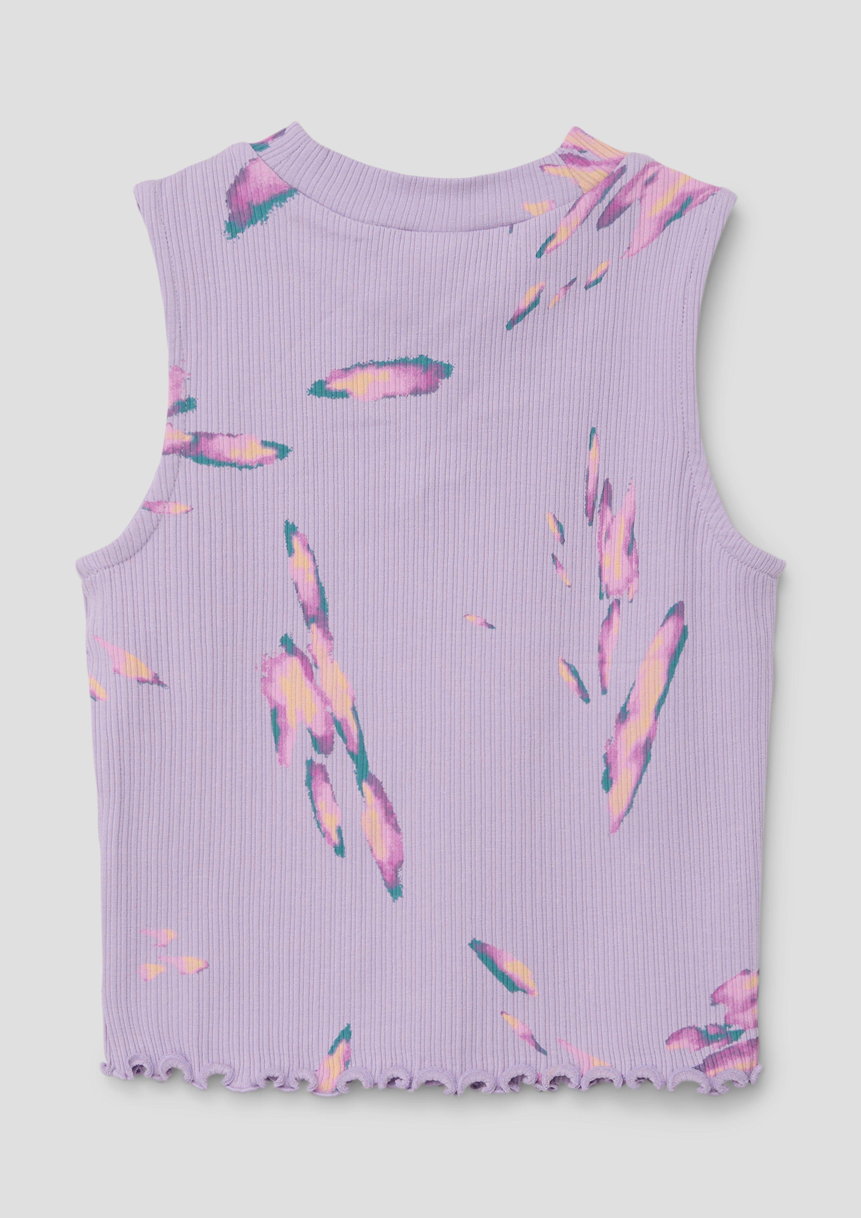 Ärmelloses Shirt mit All-over-Print  2142438-47A3