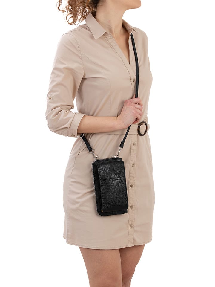 Lia Biassoni Leder-Handytasche 