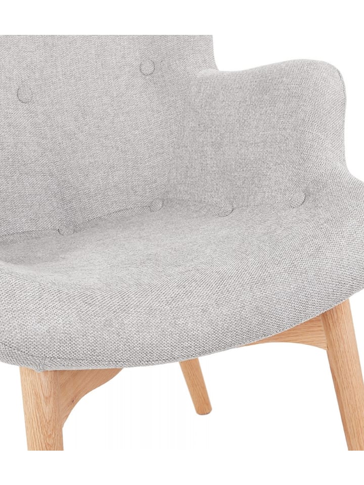 KADIMA DESIGN Lounge Stuhl Textil Flügel Sessel | Vintage Modern Stil günstig kaufen onesize