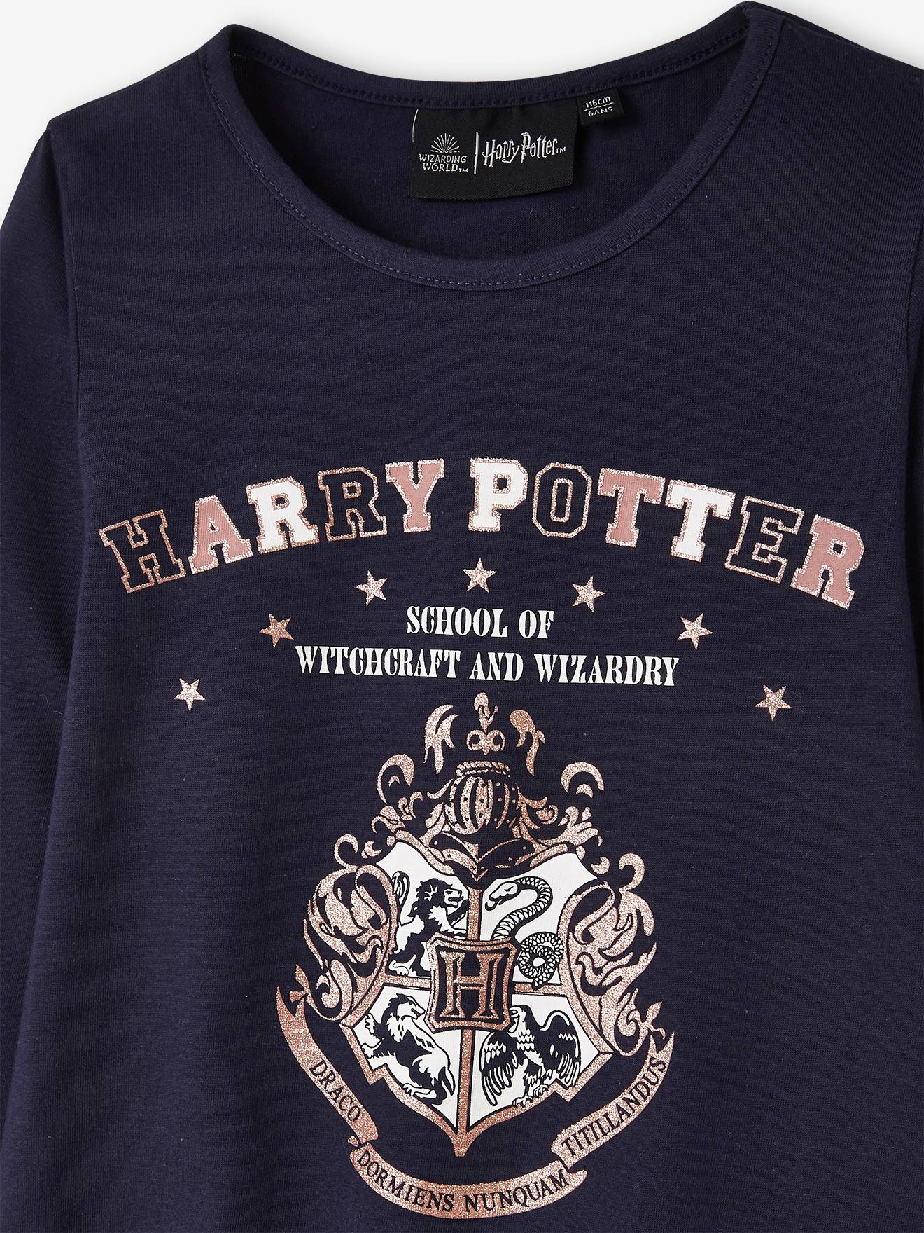 Harry Potter Kinder Nachthemd & Leggings HARRY POTTER Oeko-Tex - marine