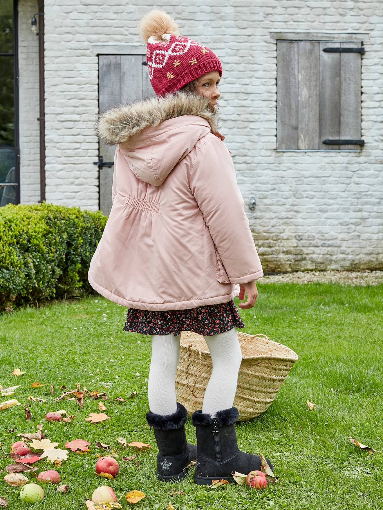 Parka 3 en 1 fille hiver encre