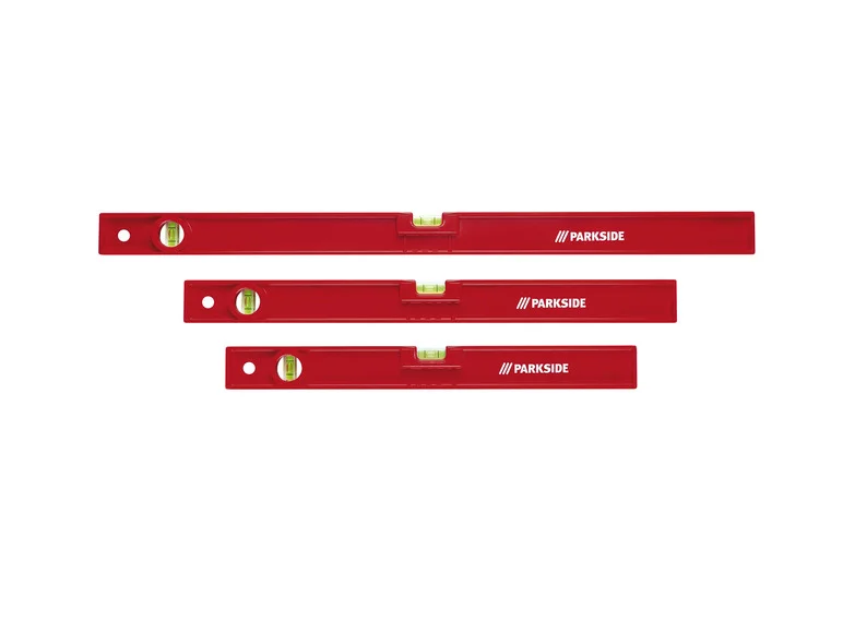 Nível de bolha PARKSIDE® Levelx, 3 sztuki