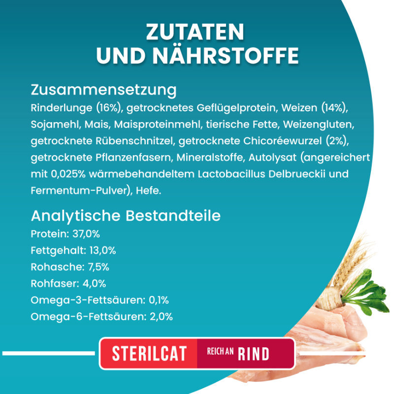 Purina ONE Trockenfutter Purina ONE BIFENSIS Sterilcat Rind 1,4 kg