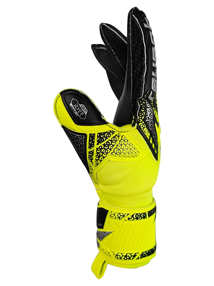 Reusch Torwarthandschuhe Attrakt Silver Junior in 2025 safe yell/silver/black günstig kaufen