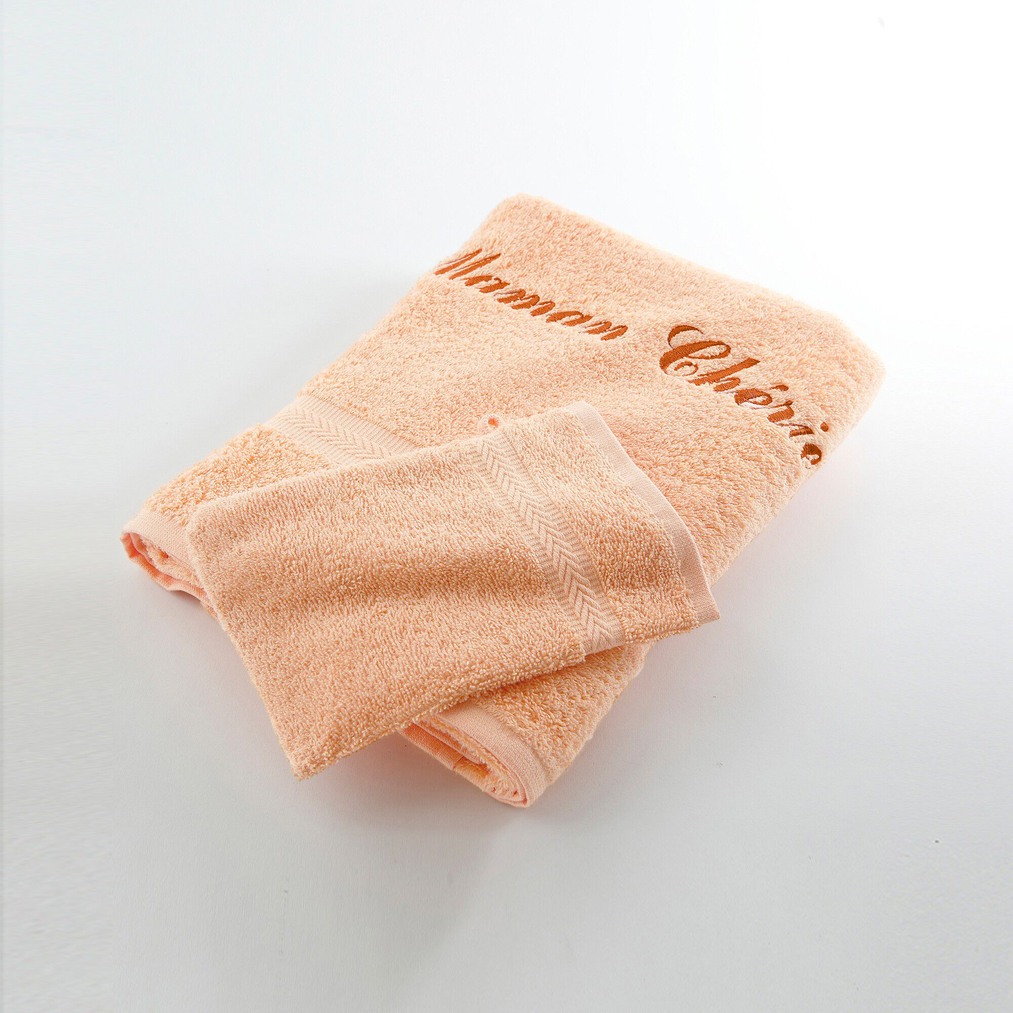 Serviette éponge personnalisable confort moelleux