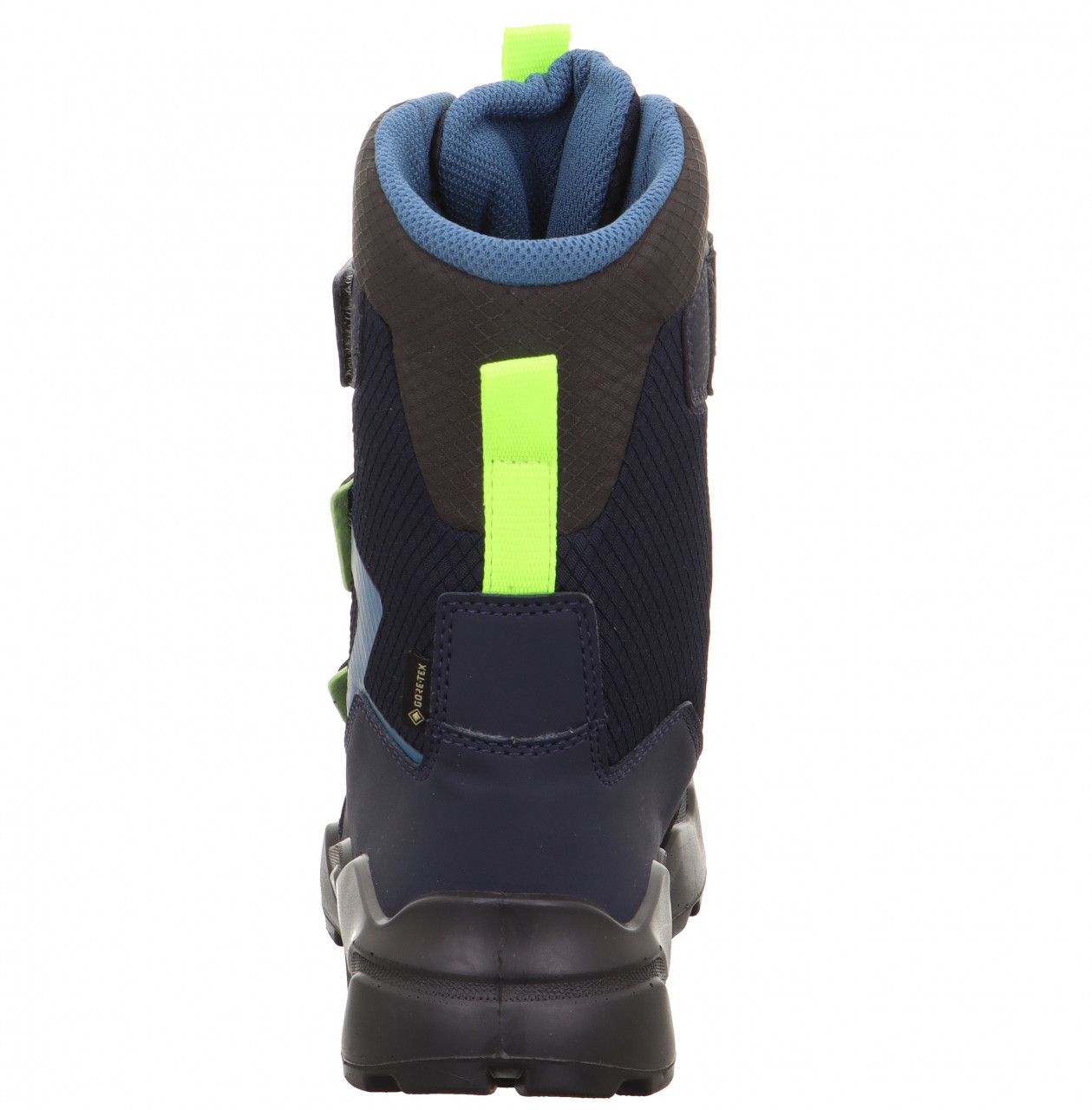 ROCKET - Blau/Gelb Stiefel mit Klettverschluss