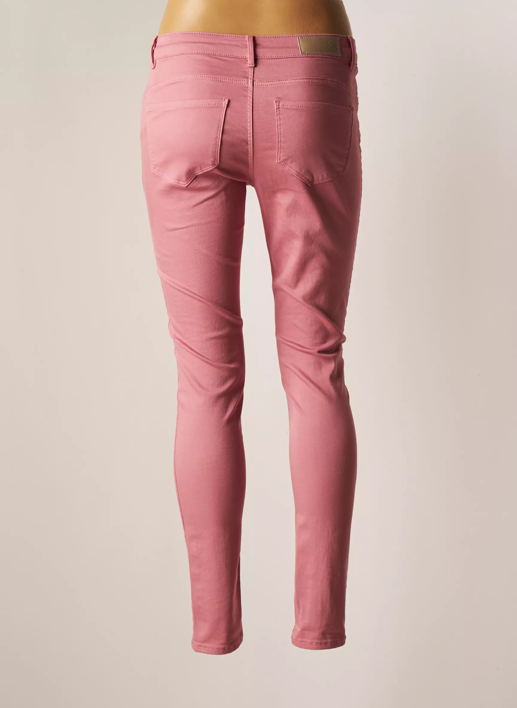 Vero Moda Pantalons Slim Femme couleur rose