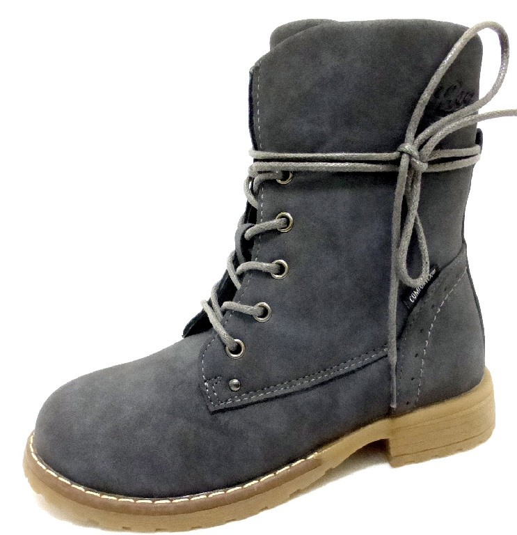 LICO Stiefel Mädchen grau