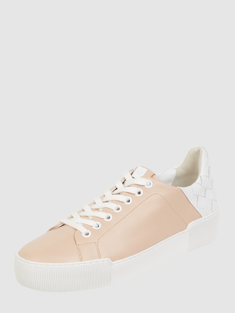 Sneaker aus Leder in hellrosa