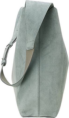 Marc O'Polo Hobo Bag aus softem Velours-Rindsleder