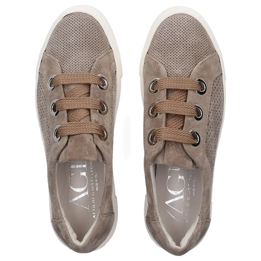 AGL Attilio Giusti Leombruni - Sneaker low 925173 Wildleder - beige