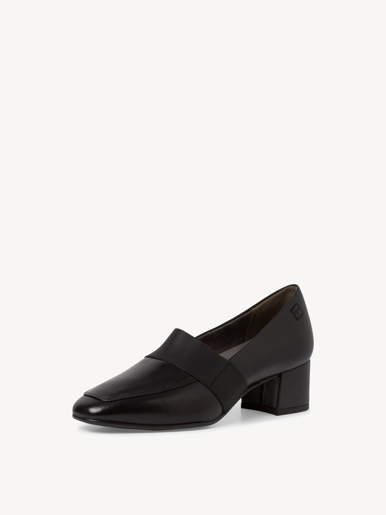 Trotteur en cuir - noir