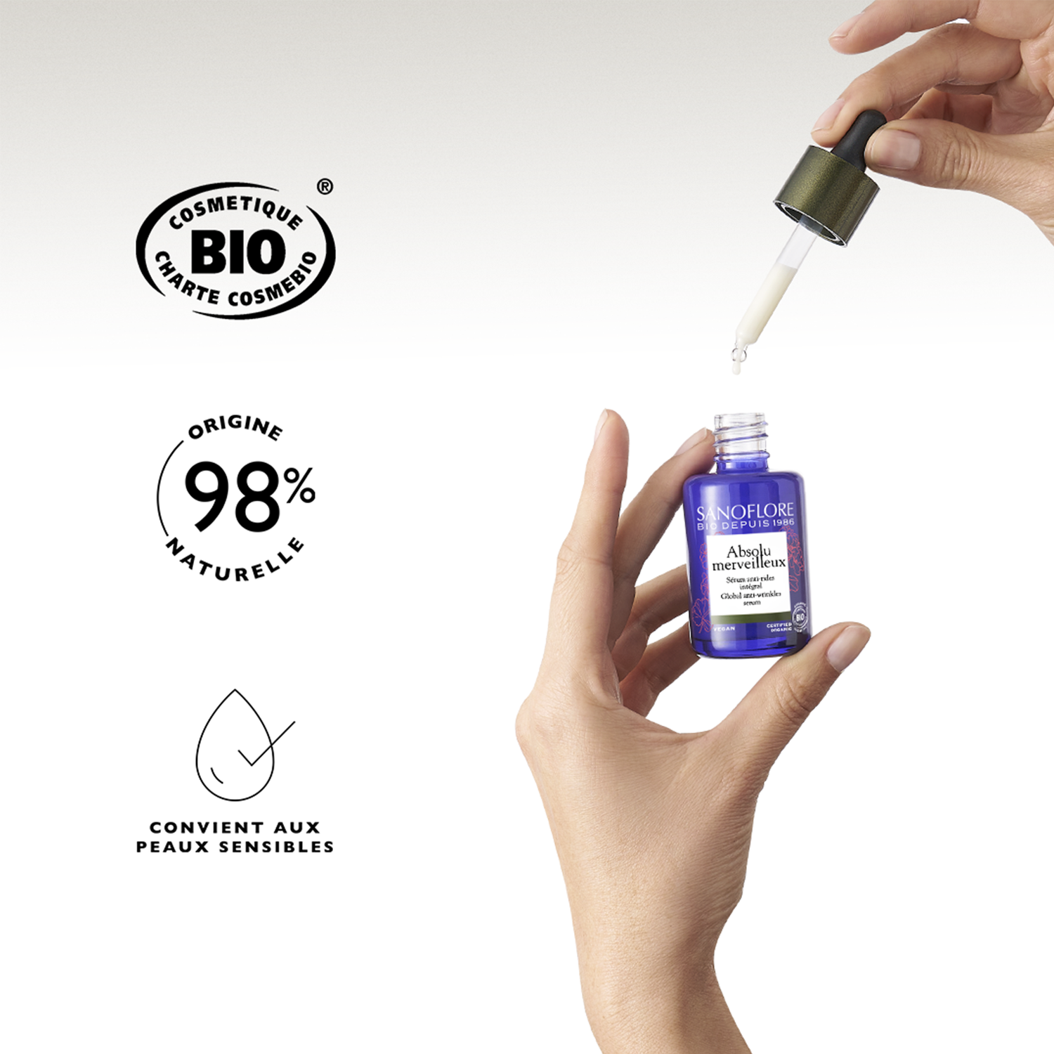 Sanoflore Absolu Merveilleux Sérum Anti-Rides Bio 30 ml