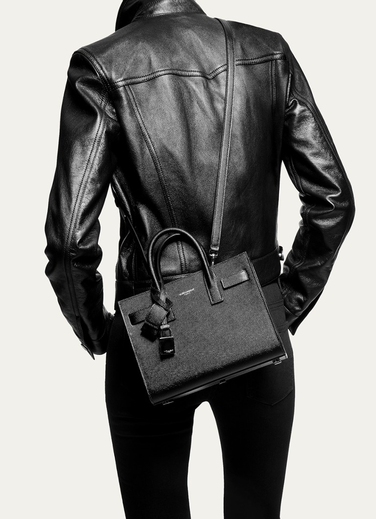 Geantă Saint Laurent Sac De Jour Nano din piele de vițel