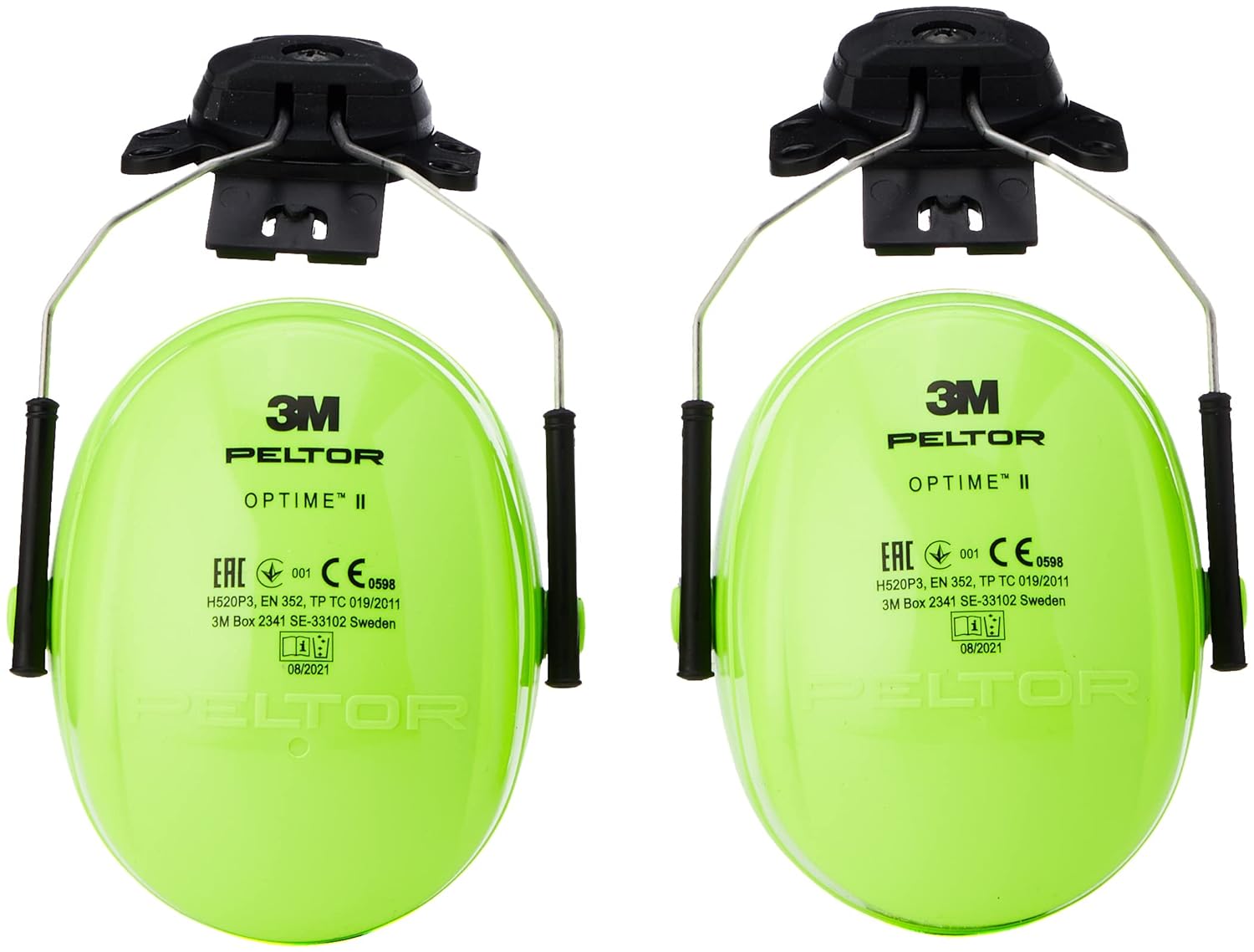 3M 6.21.25.360.00 Peltor II Hi-Viz glušniki za čelado