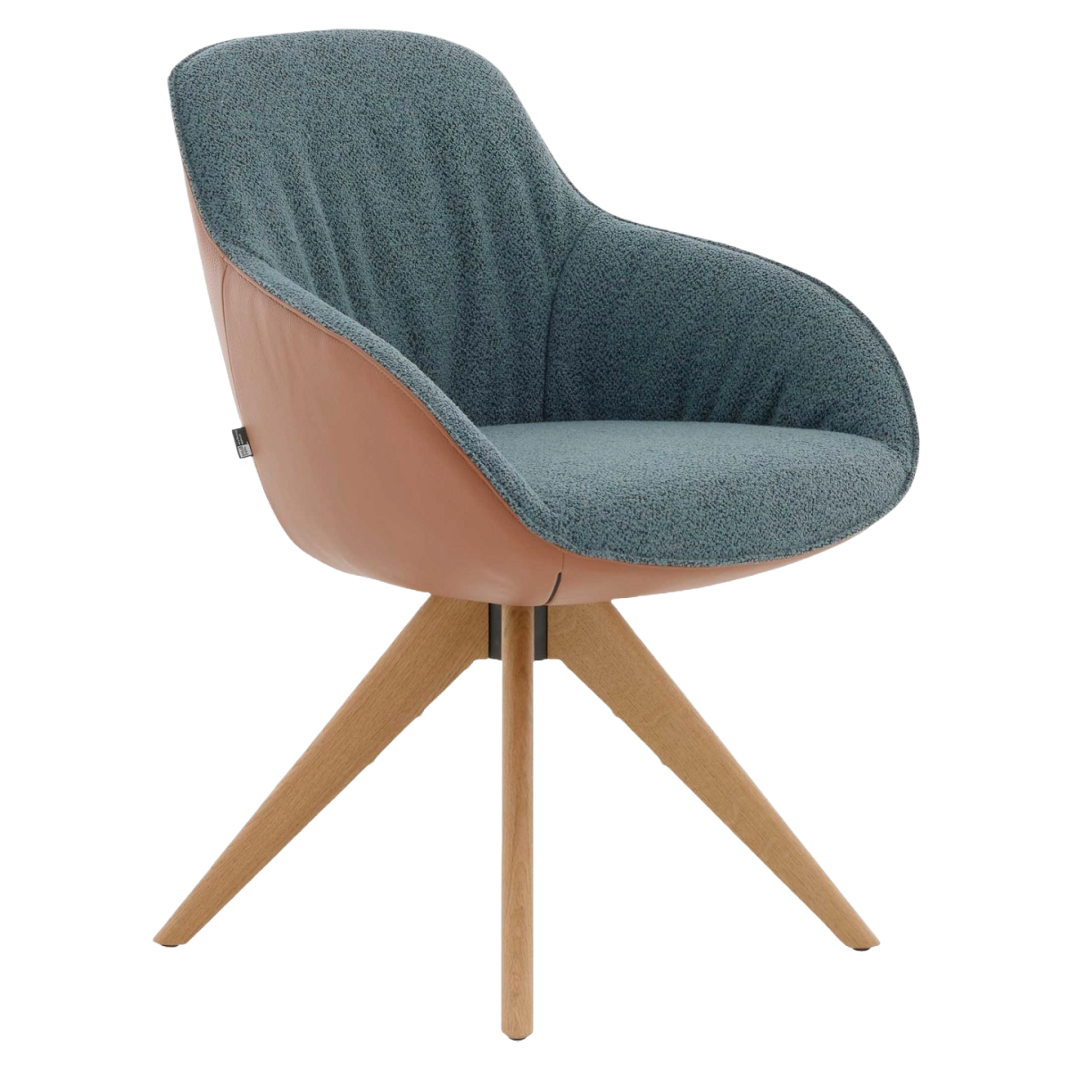 Interliving Armlehnstuhl 5115 Blau Braun