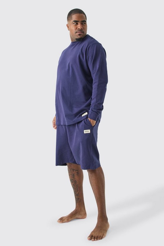 Plus weiches Loungewear-Oberteil und Jogginghose