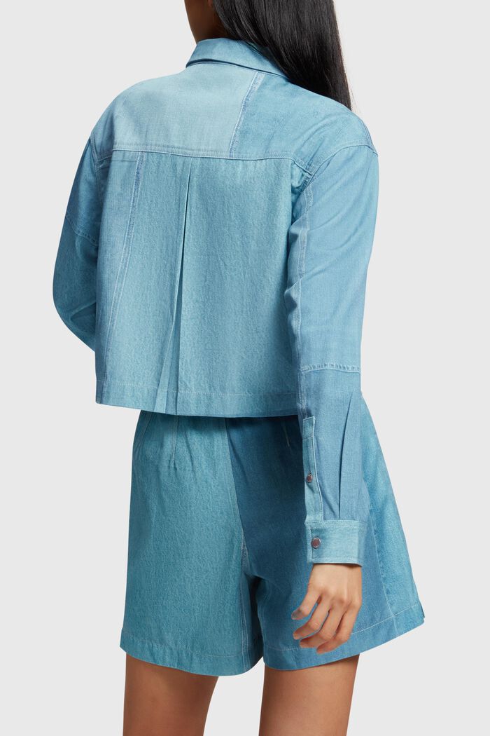 Bedruckte Denim Not Denim Jacke