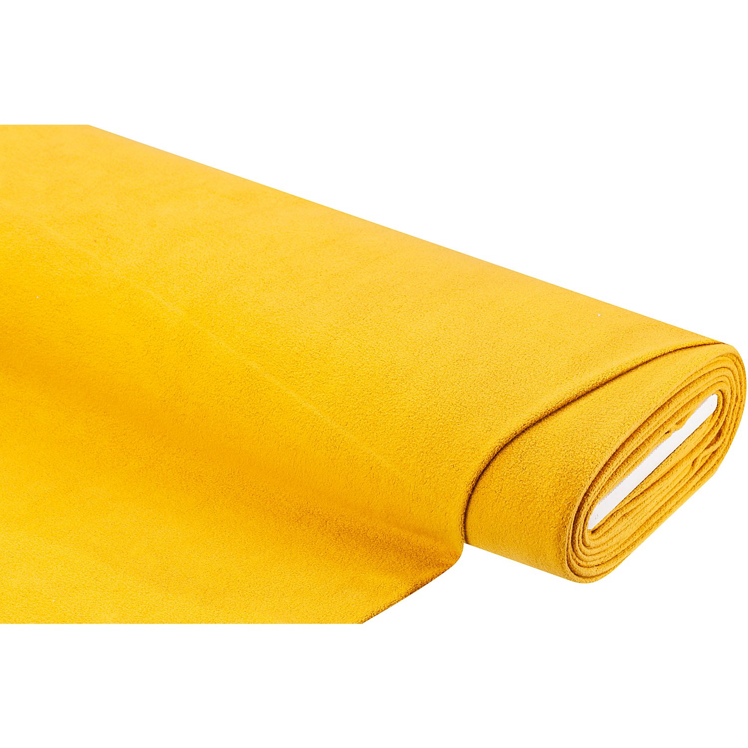 Baumwoll-Polyester-Fleece, ocker