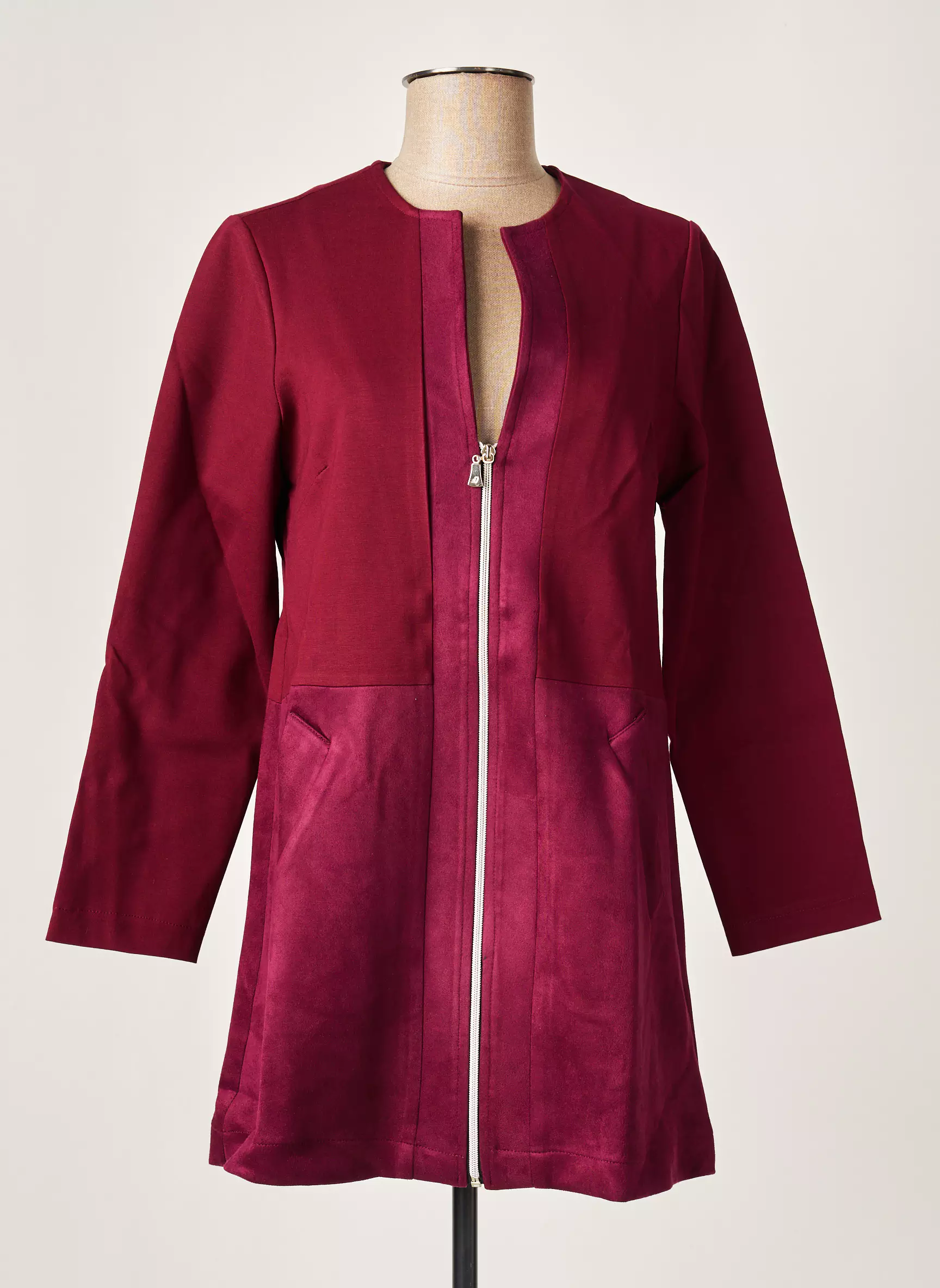 Multiples Vestecasual Femme couleur rouge