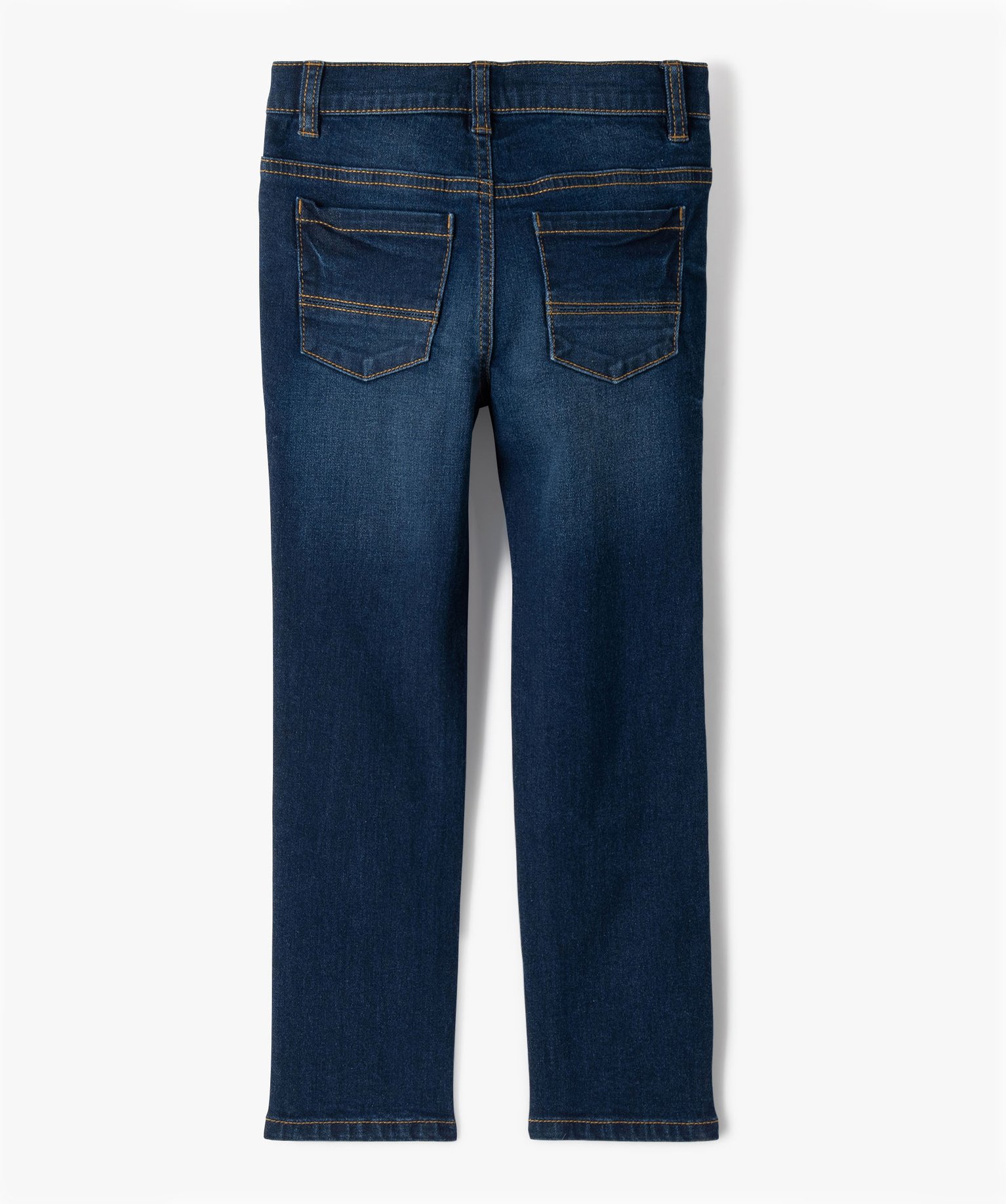 Jean Garçon coupe slim 5 poches stone | GEMO