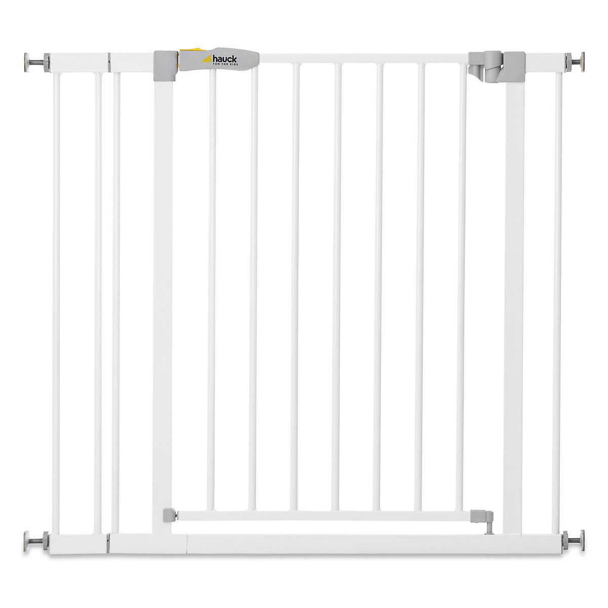 Tür-und Treppenschutzgitter Stop N Safe 2, 84 - 89cm inkl. 9cm Verlängerung, weiß