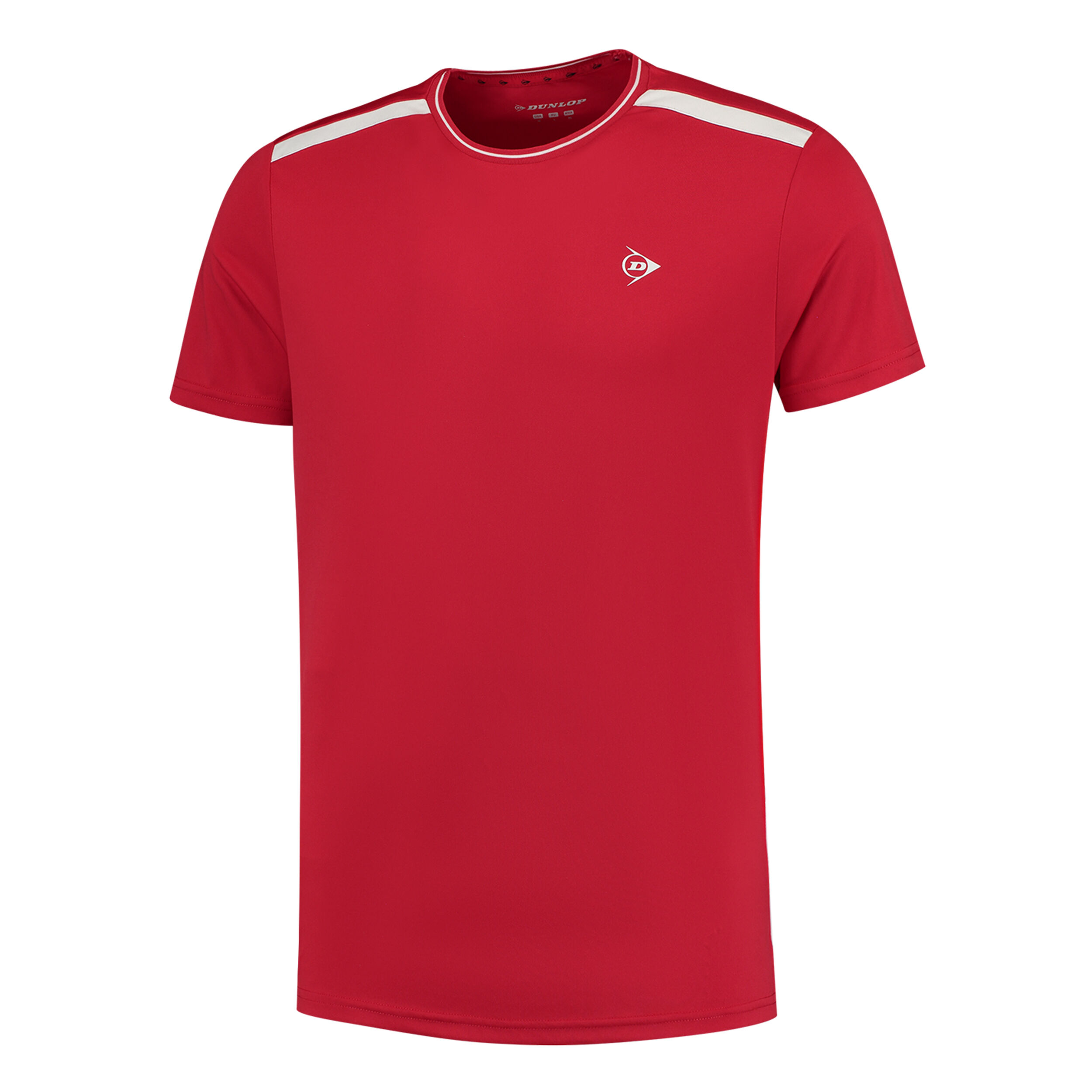 Crew T-Shirt Herren - Rot, Weiß
