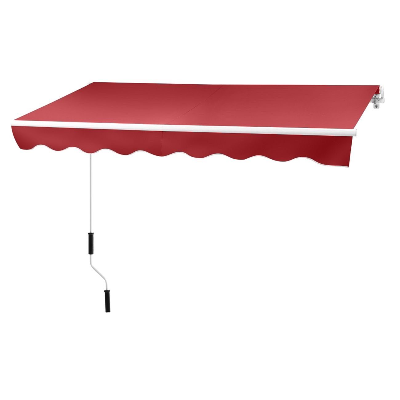Strattore Standmarkise Gelenkarmmarkise Balkonmarkise Sonnenschutz 295x250cm - Cherry