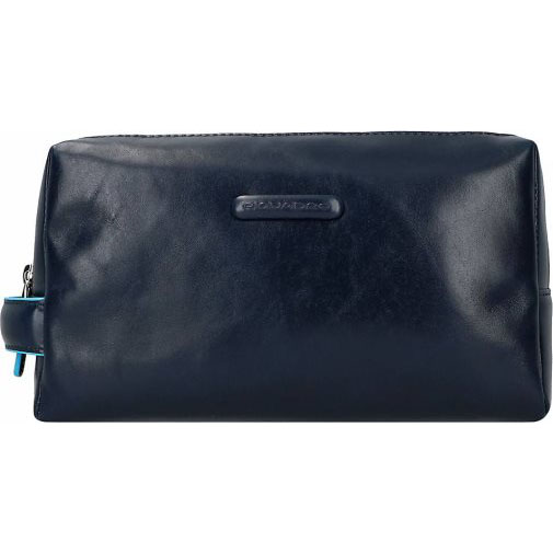 Piquadro Blue Square Kulturbeutel Leder 25 cm