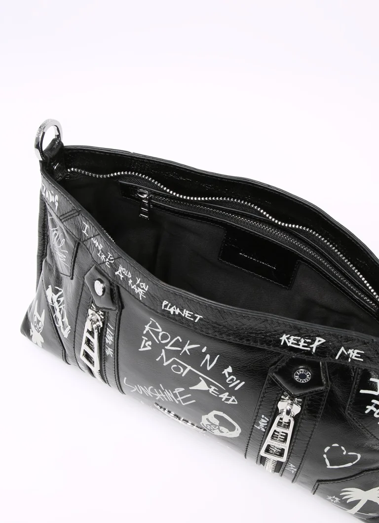 Zadig&Voltaire Sunny Moody leather crossbody bag with print