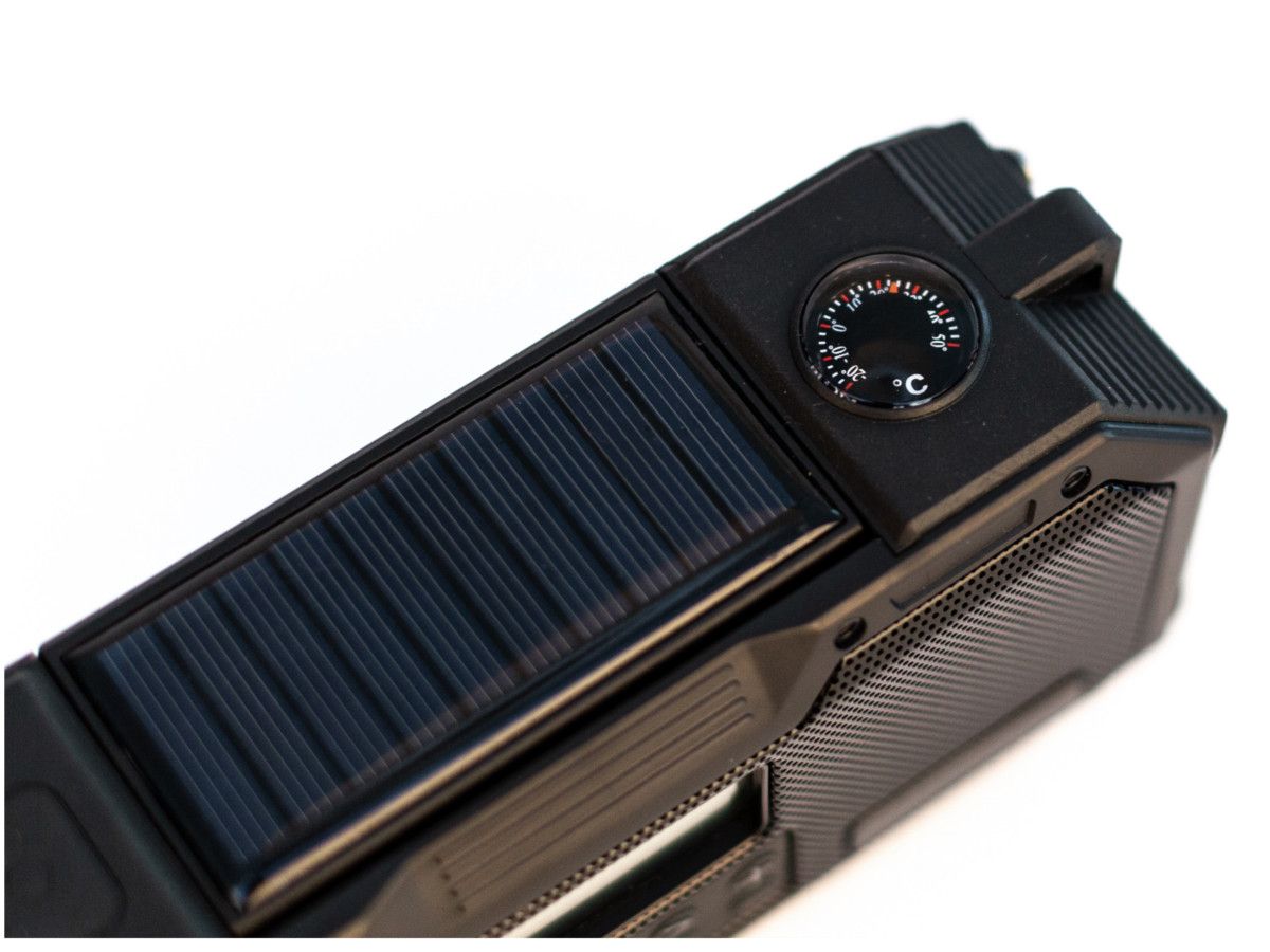 Selbst-Sicher DAB+/FM Kurbel und Solarradio