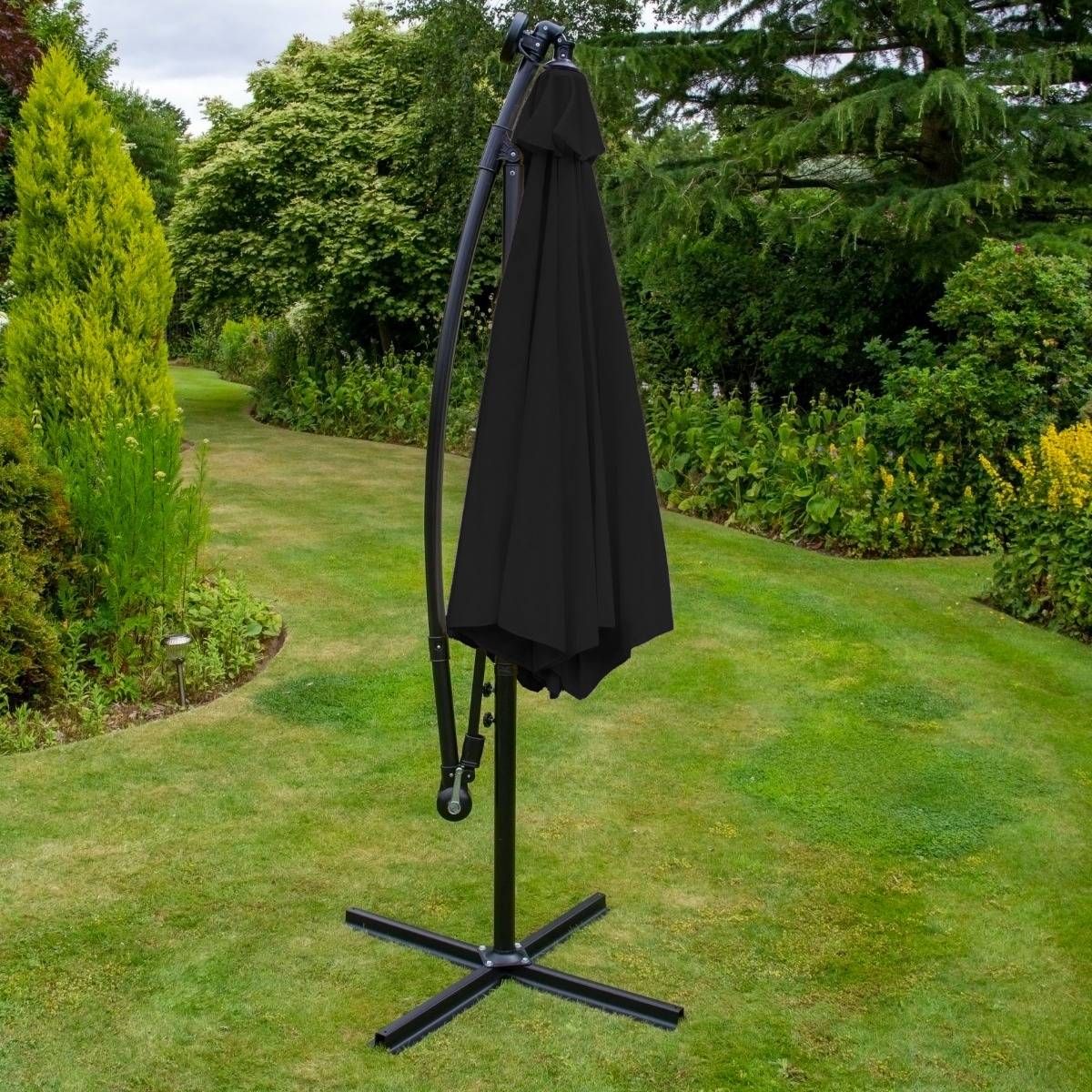 Monstershop 300 schwebender Sonnenschirm mit LED-Beleuchtung