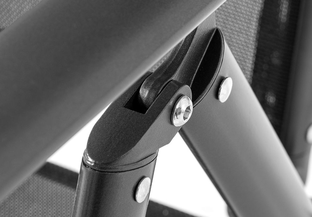 HC Home & Living Aluminium-Sitzgruppe 7tlg. - Anthrazit