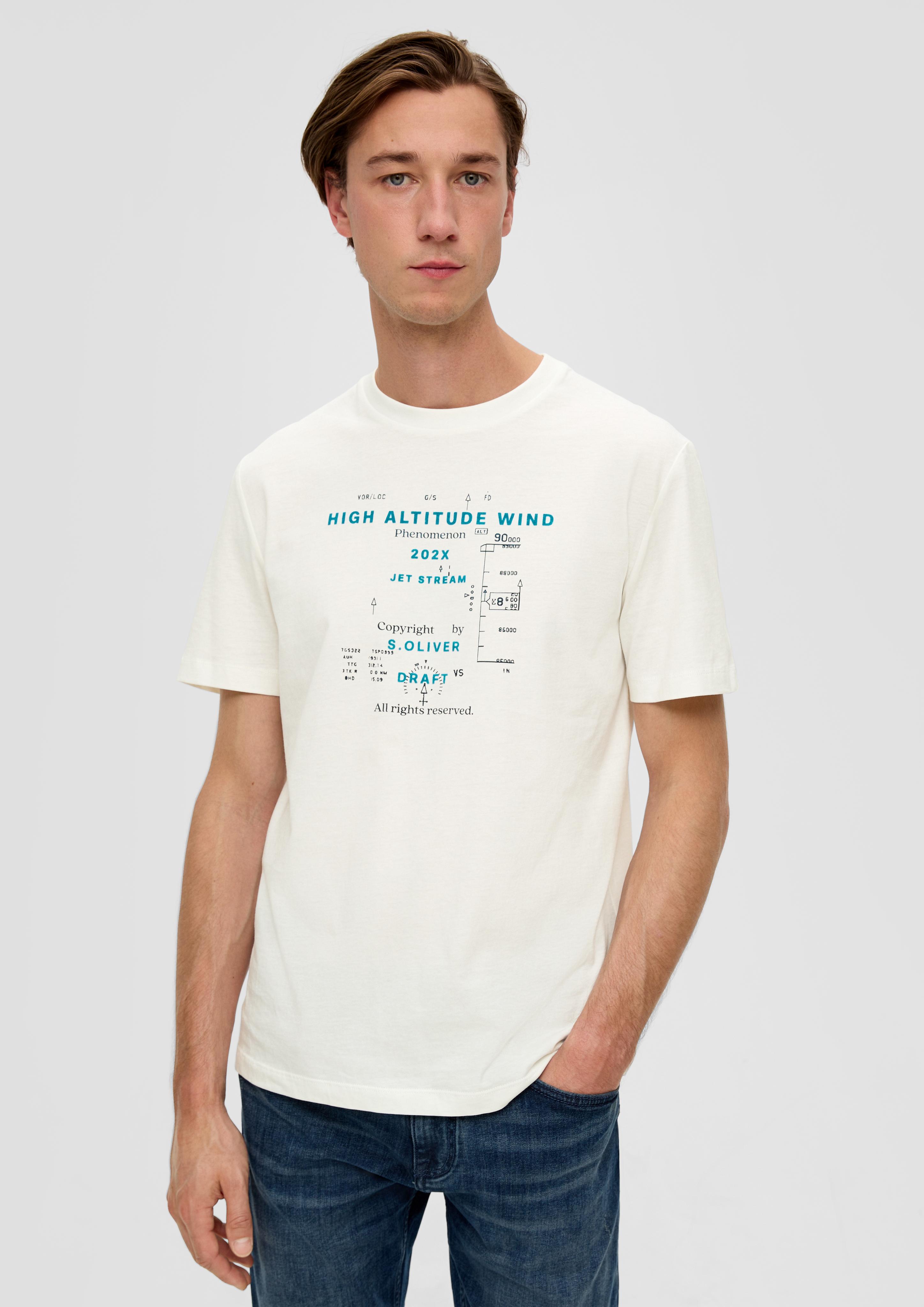 Printshirt aus Baumwolle  2135708-01D2