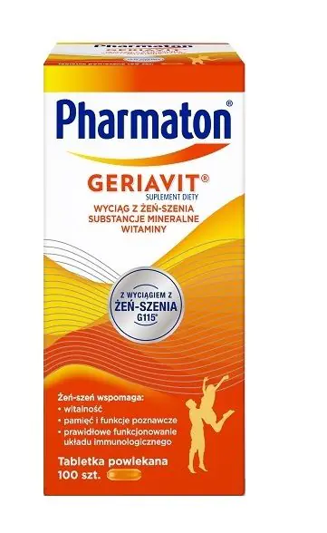Geriavit Pharmaton set vitamina i minerala, 100 tableta