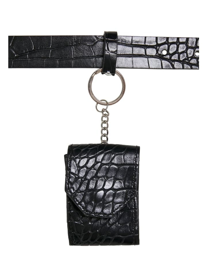 Urban Classics Urban Classics Gürtel in black/silver günstig kaufen
