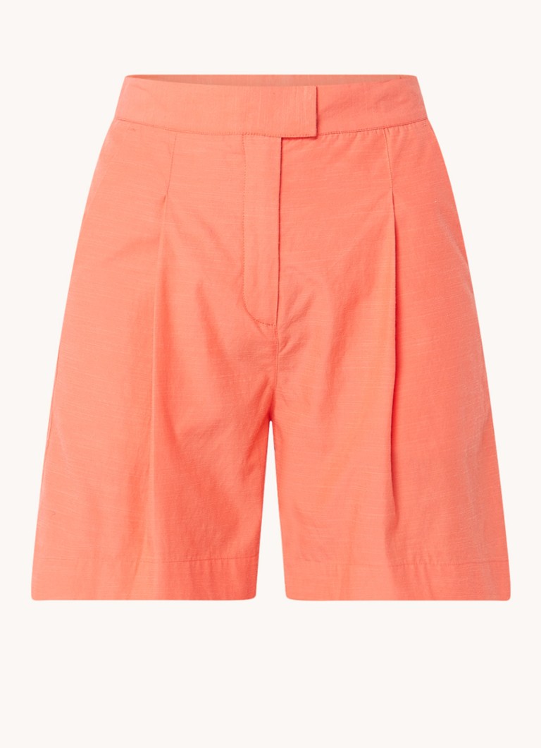Shorts Alania de cintura alta e modelagem solta com bolsos laterais da French Connection.