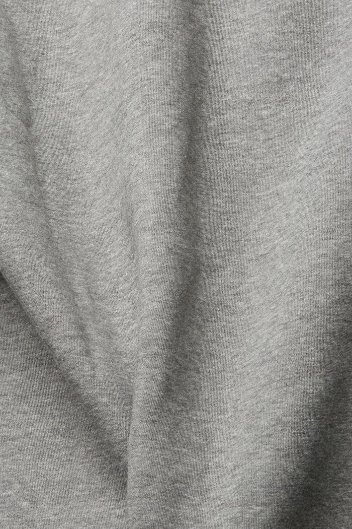 Recycelt: Hoodie mit Logo-Strickerei
