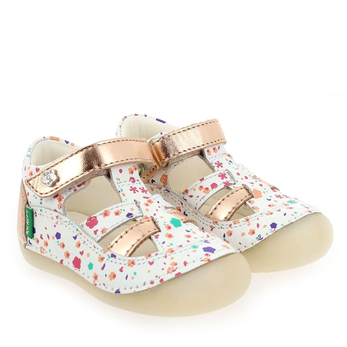 Kickers  SUSHY BLOSSOM - Blanc Multi