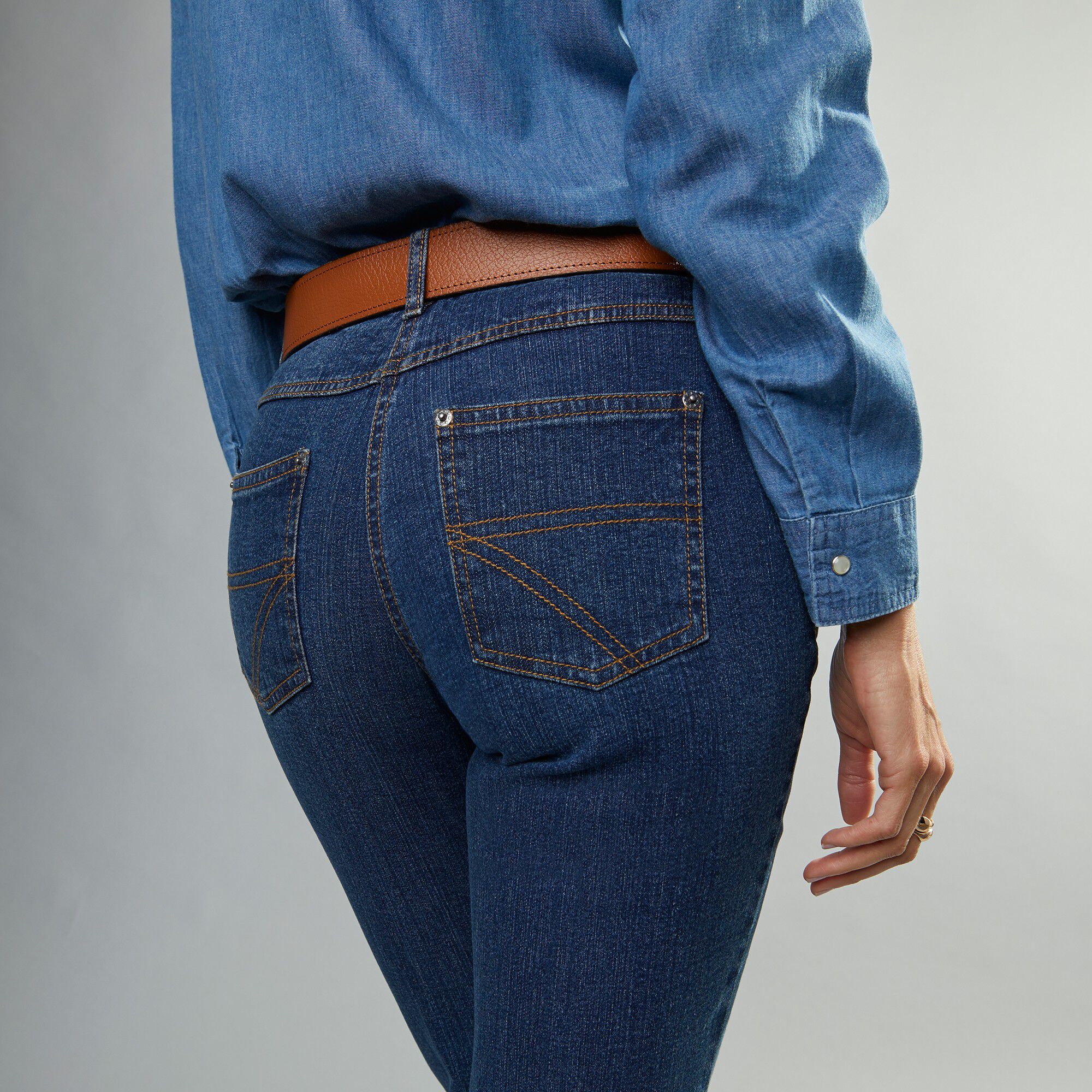 Jean coupe droite stretch