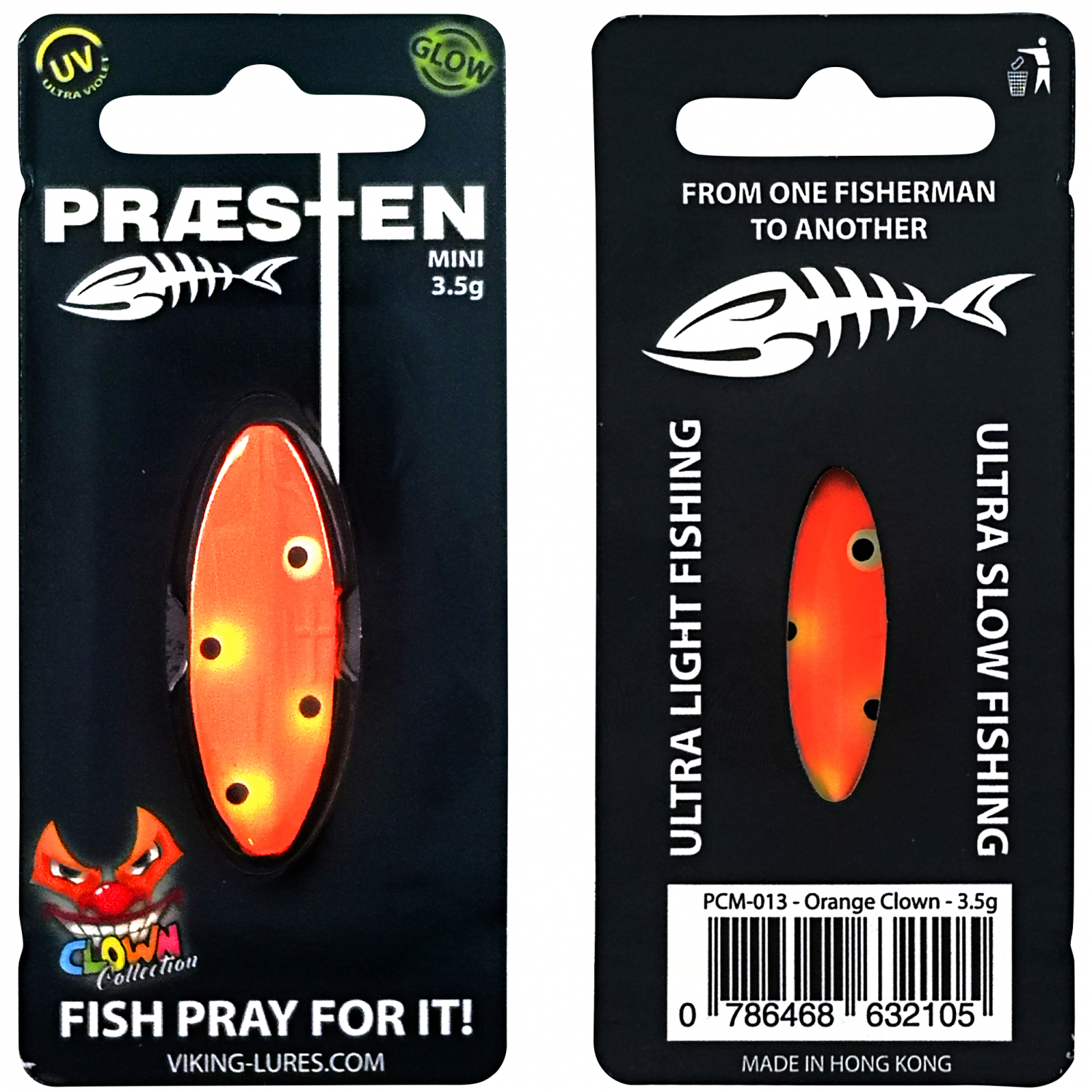 OGP Inlineköder Præsten Mini (Orange Clown)