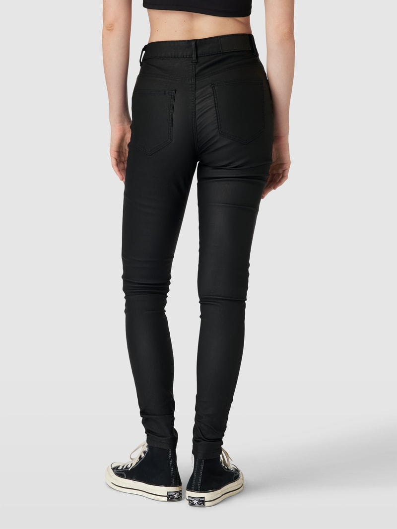 Rock in unifarbenem Design Modell 'September' in schwarz