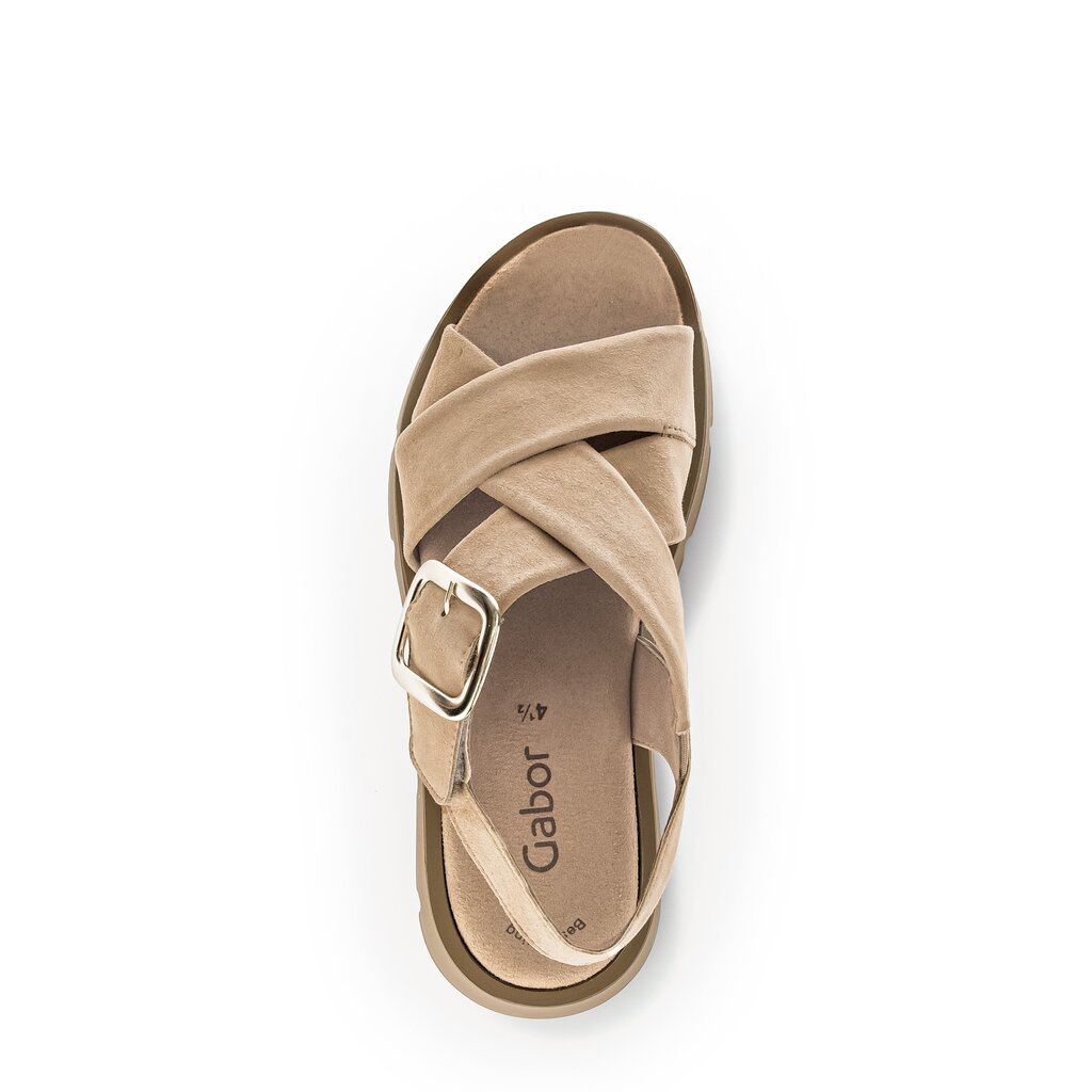 Gabor fashion Plateau Sandale beige