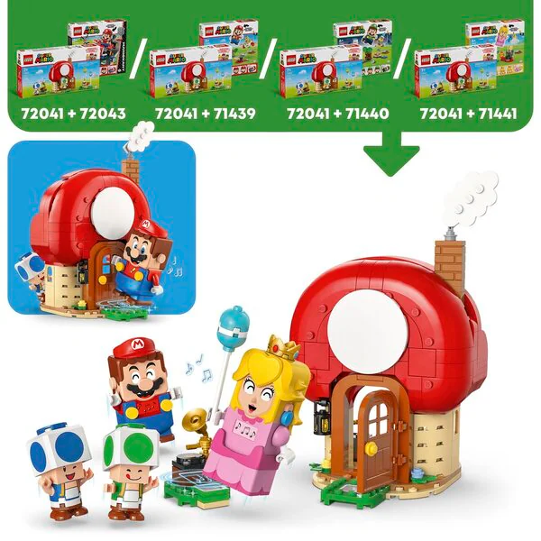LEGO Super Mario 72041 Toads Huisfeestje