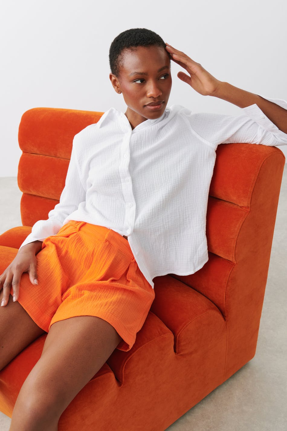 Lunia gauze shorts