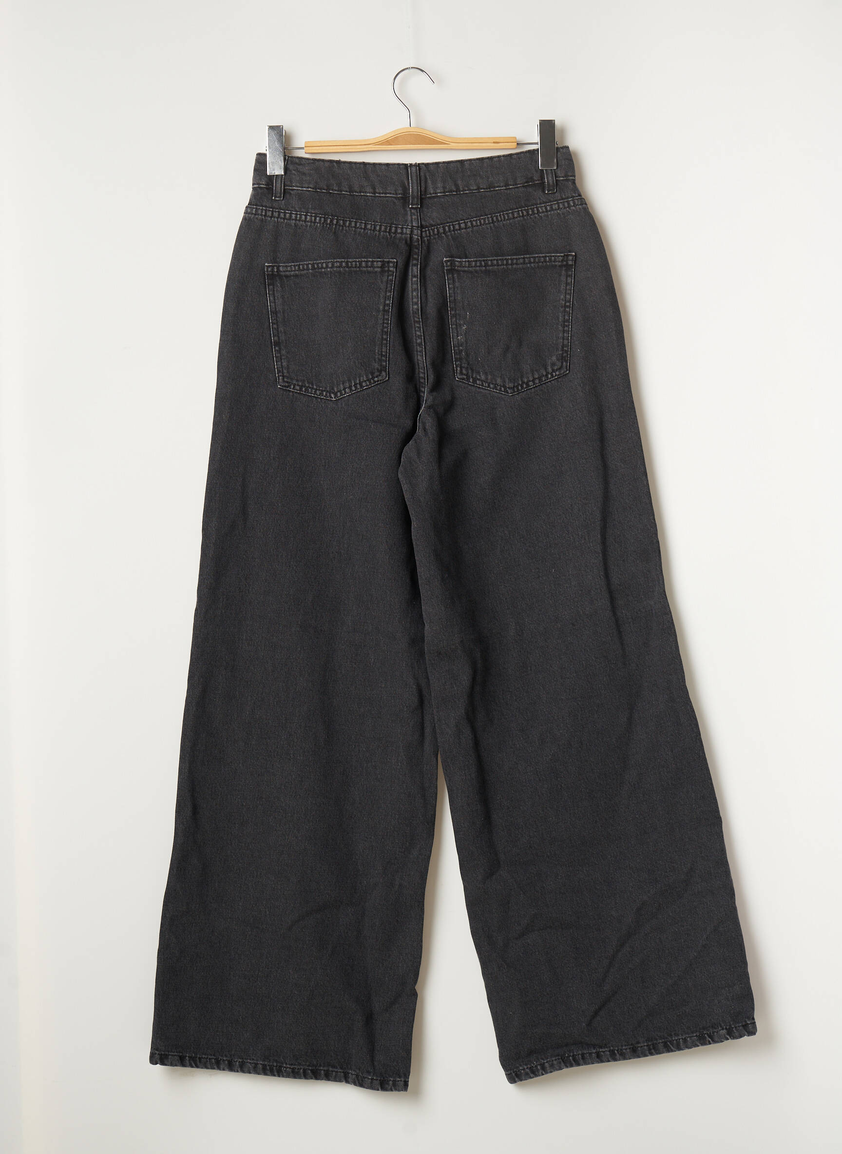 Recc Jeans Coupe Large Femme couleur gris