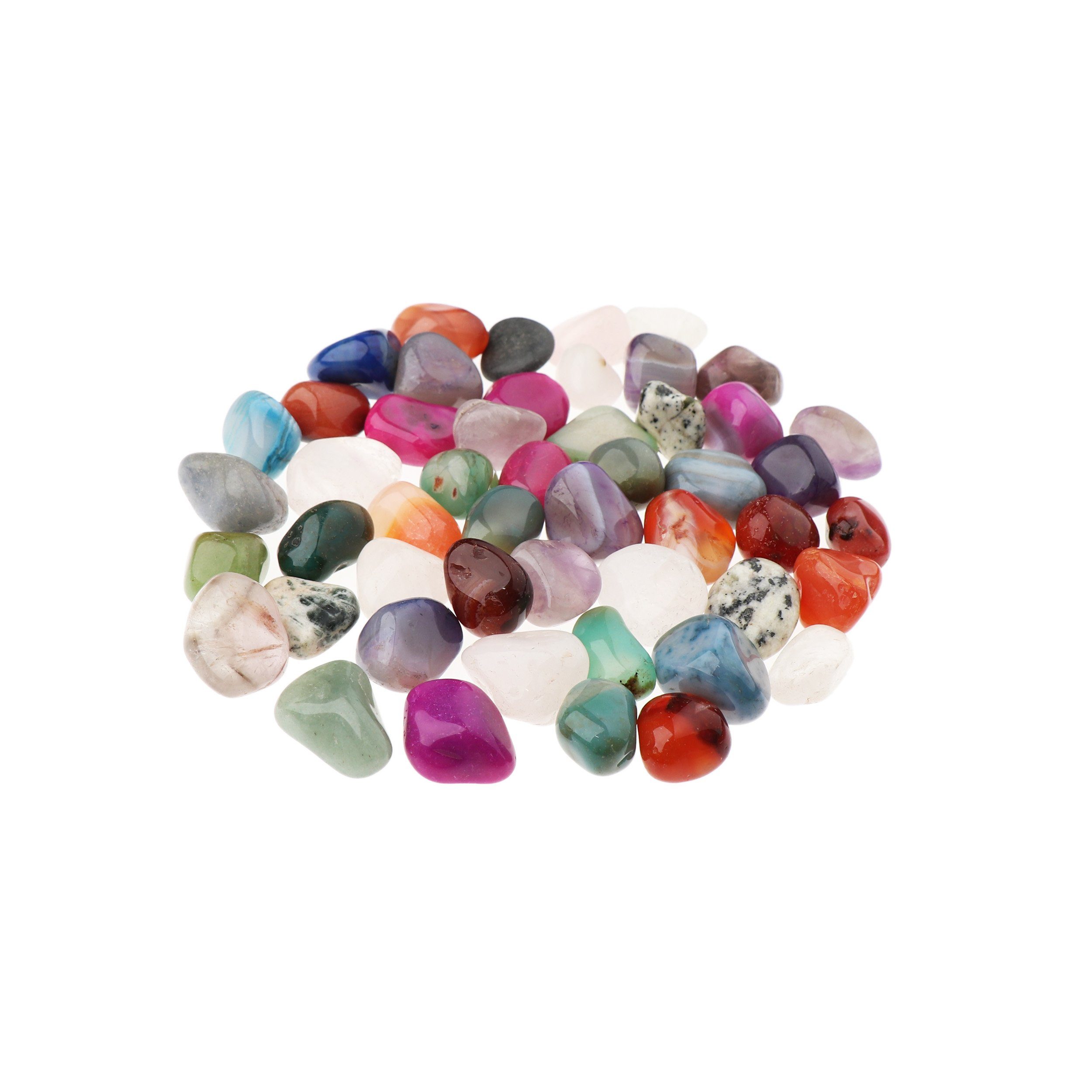 NKlaus Mineralstein 300g Trommelsteine Multi Mix 20 - 25 mm Heilsteine Edelsteine Schmuck